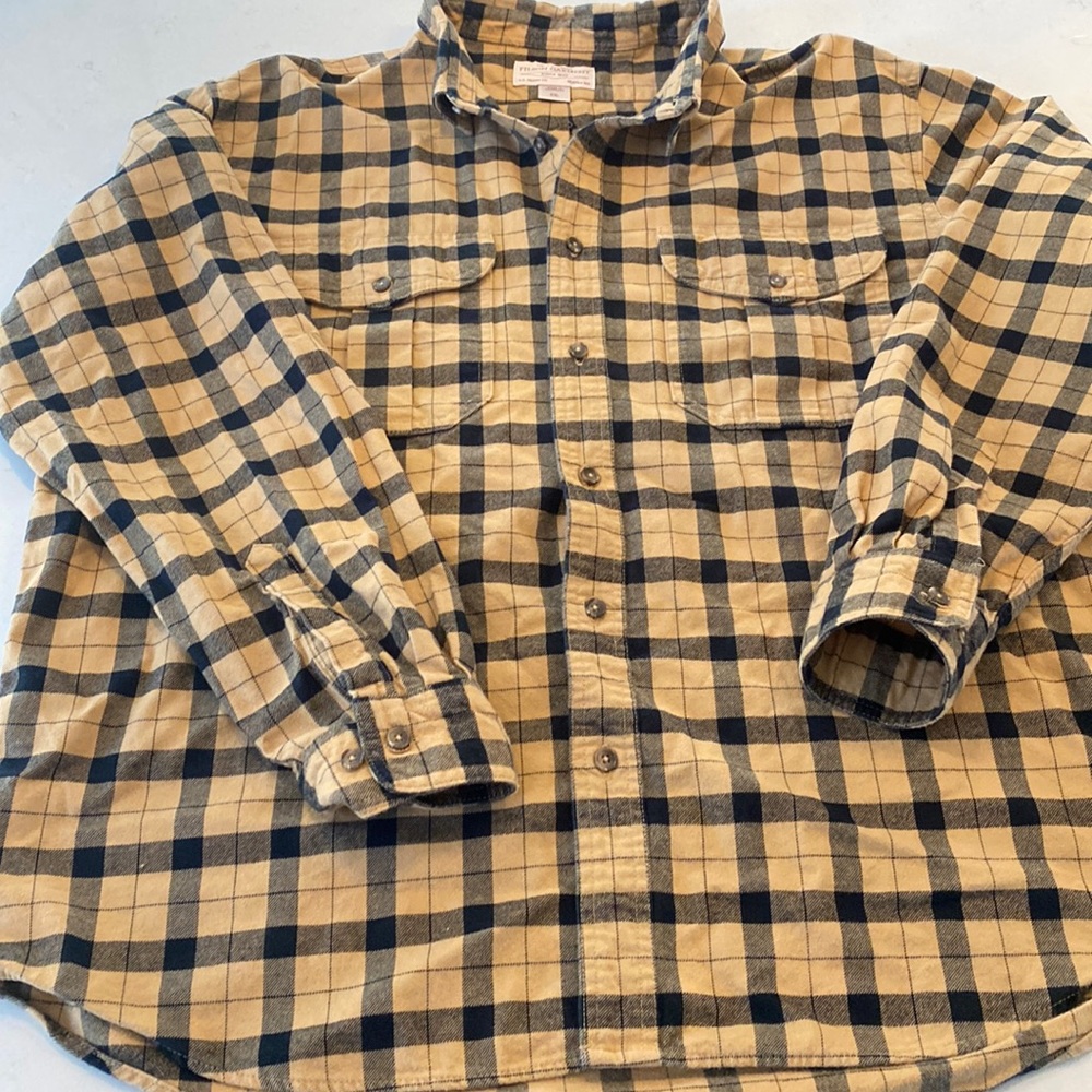 Filson Men’s camp shirt XXl